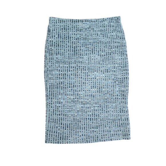 41 HAWTHORN Stitch Fix Gray Ribbed Brie Pencil Skirt Womens Size M Medium - Picture 5 of 5